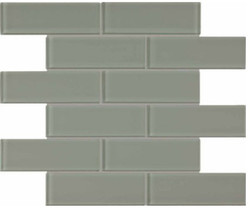 Anatolia Bliss Element Glass 2 x 6 Brick Smoke